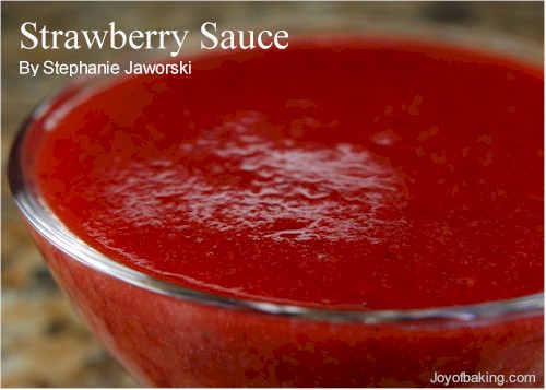 Strawberry Sauce Recipe