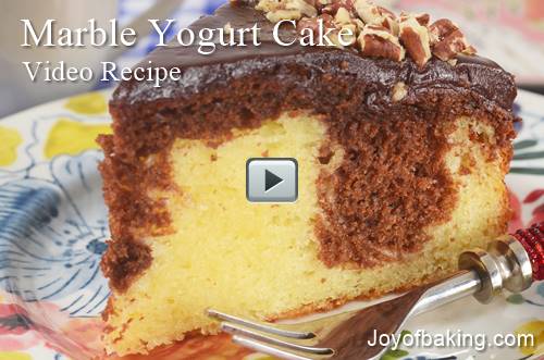 Marble Yogurt Cake Video Recipe - Joyofbaking.com