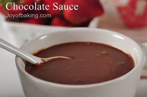 Chocolate Sauce Recipe