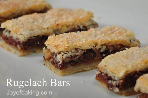 Rugalach Bars Recipe