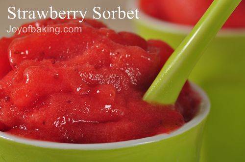 Strawberry Sorbet Recipe